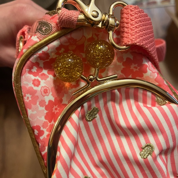 🪷 LeSportsac x Manoush NWOT mini pink duffle with adjustable shoulder strap - Picture 14 of 14